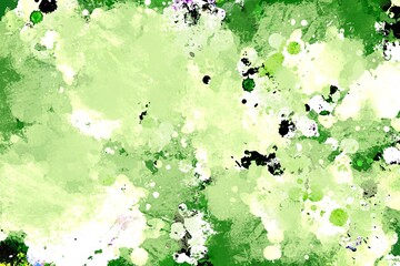 Green painted background 