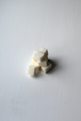 cubes on a white background