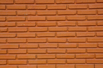 Red bricks wall texture for use to wallpaper or background