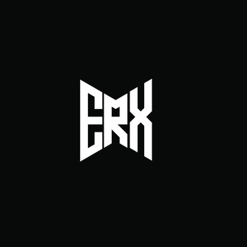 ERX letter logo creative design. ERX unique design