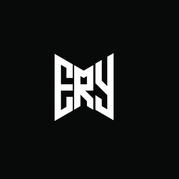 ERY letter logo creative design. ERY unique design
