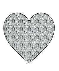 Valentines day coloring pages for adults, Valentines coloring pages for adults, Adult coloring book art, Adult coloring pages, Valentines day coloring book art, Valentines hearts.