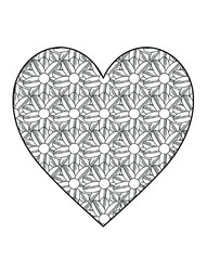 Valentines day coloring pages for adults, Valentines coloring pages for adults, Adult coloring book art, Adult coloring pages, Valentines day coloring book art, Valentines hearts.