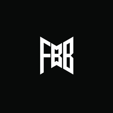 FBB letter logo creative design. FBB unique design