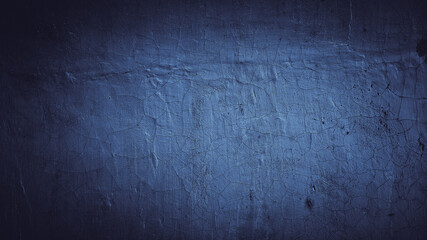 abstract blue grungy cement concrete wall texture background
