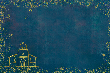 Background for christian religion card.