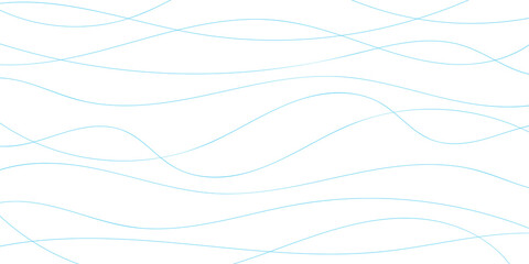 Thin line wavy abstract vector background. Curve wave seamless pattern. Line art striped graphic template. Vector illustration.	
