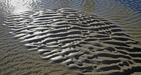 sand ripples,mud flats,sandrippel,wattboden