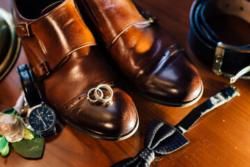 Wedding accessories. Groom's accessories. Wedding details.