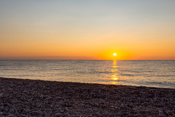 sunrise and beautiful beaches, Kemer, Turkey