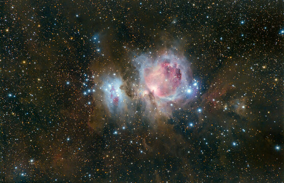 The Orion nebula (M42) in the constellation of Orion