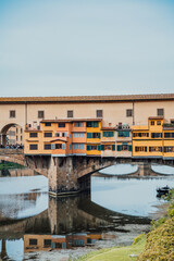 Fototapeta na wymiar Golden Bridge in Italy