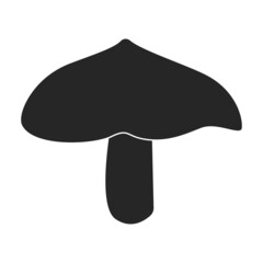 Amanita vector icon.Black vector icon isolated on white background amanita.
