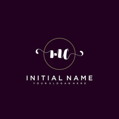 MC Beautiful handwriting logo or wedding monograms collection