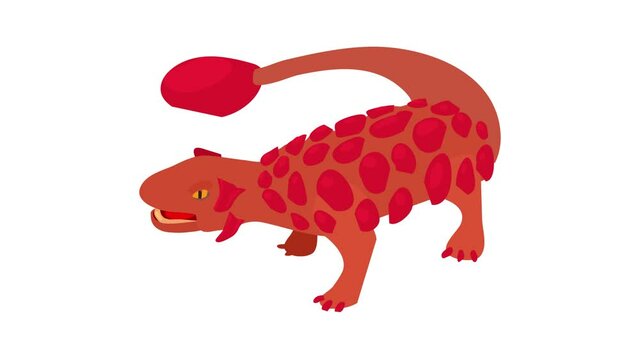 Scolosaurus icon animation best cartoon object on white background
