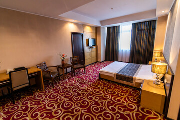 Single Room interior in hotel