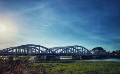Obraz premium bridge over the muda river