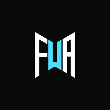 FUA letter logo creative design. FUA unique design