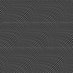 black and white abstract geometric optical illusion illustration