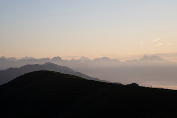summer landscape near Monte Grappa, Northern Italy