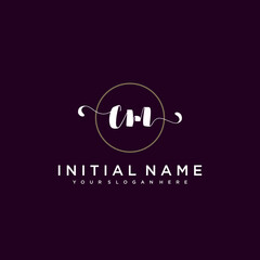 CM Beautiful handwriting logo or wedding monograms collection