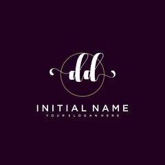 DD Beautiful handwriting logo or wedding monograms collection