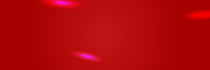 Obraz premium Abstract neon style red wide banner design background. Abstract banner design with dark red technology geometric background. Vector illustration