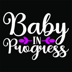 BABY IN PROGRESS SVG
