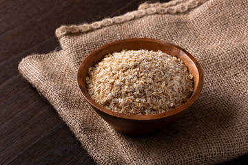 テーブルの上のオートミール