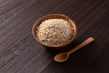 テーブルの上のオートミール