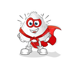 onigiri heroes vector. cartoon character