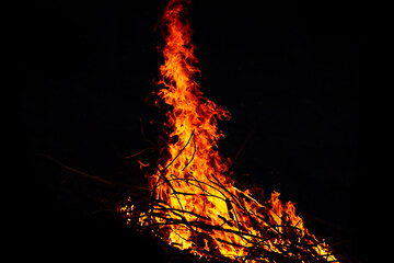 The symbol represents nature's drought, cracked soil, scorching sun, flames of heat.spread of flames.broken silhouette natural disasters global warming