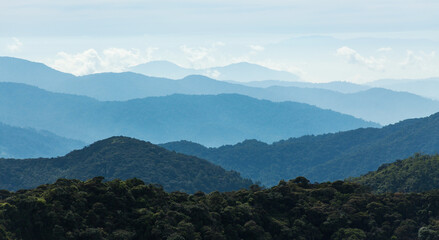 Fototapeta na wymiar Mountains view, Perak state, Malaysia 