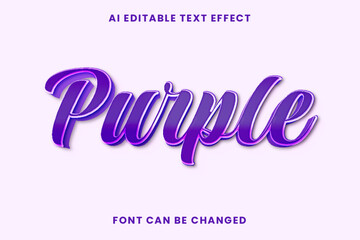 Purple Text Effect