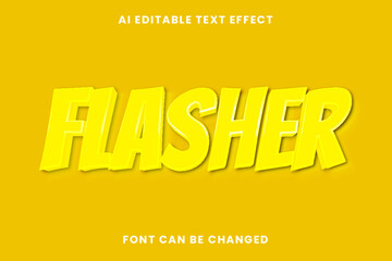 Flasher Text Effect 