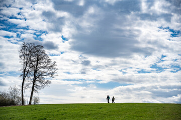 Wanderer am Neckarsteig