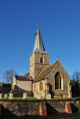 Fototapeta na wymiar Ickleton Village Church in Cambridgeshire
