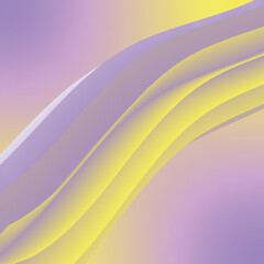 Abstract background wave lilac, purple, yellow. 