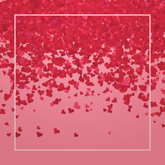 Heart Icon. Valentine's Day.Heart background.Vector Illustration