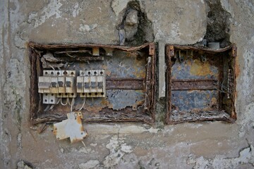 Old Electrical Panel 