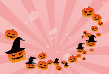 Fototapeta premium ハロウィン 背景