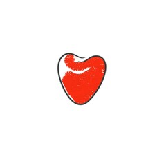 red heart drawn, graphics, black and pink, happy valentine's day, minimalism, sweet heart