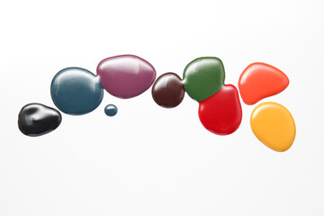 photo film rolled up isolated