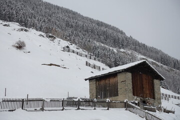 Chalets d'alpage pour &eacute;levage laitier biologique en &eacute;t&eacute;