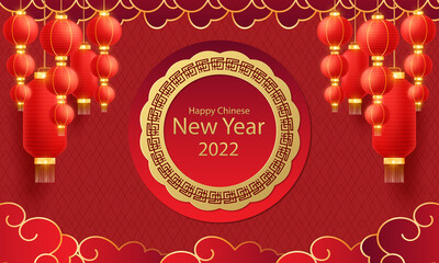 Fototapeta na wymiar chinese new years card background