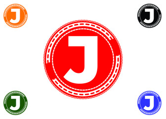 J letter logo and icon design