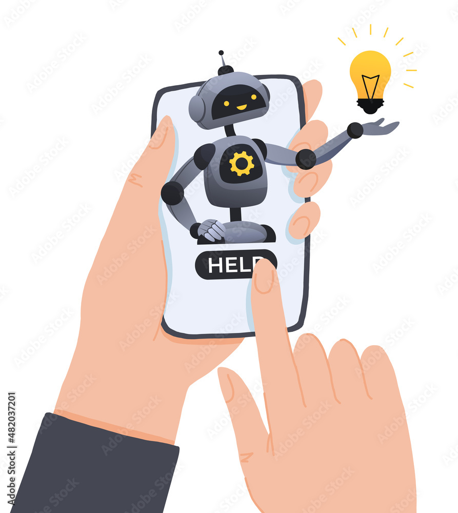 Poster illustrations concept customer and operator, online technical support 24-7 for web page. artificial 
