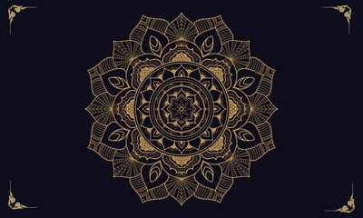 flower mandala template design
