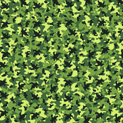 Vector camouflage background, background in shades of green