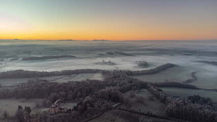Kilmarnock drone sunrise